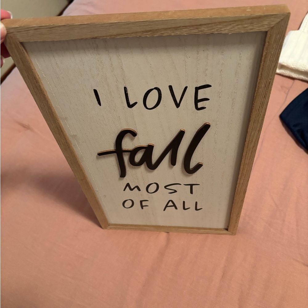 Fall decor sign - Picture 3 of 4